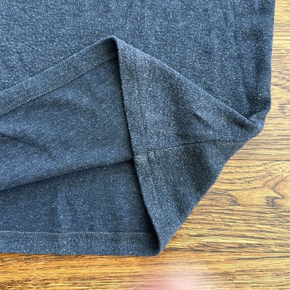 Raymond Dragon Men’s Gray stretchy Cotton/Nylon long sleeve tee shirt - Picture 3 of 4